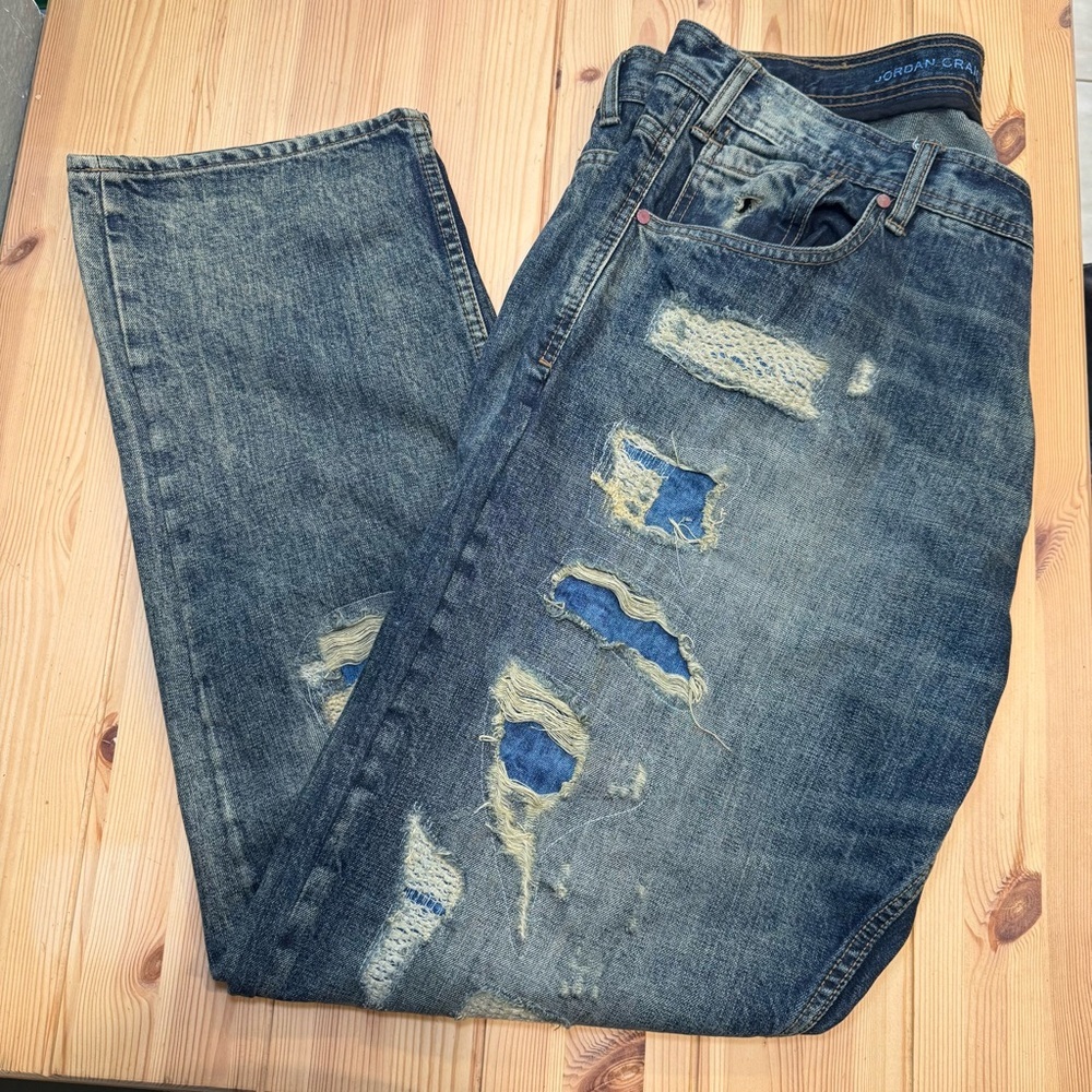 Jordan Craig Legacy Edition Collins Jeans Distressed 40x32